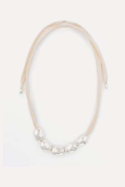 Textured Rocks Necklace from Massimo Dutti