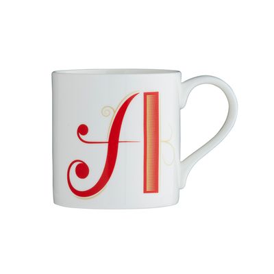 Fortnum's Red Alphabet A Mug