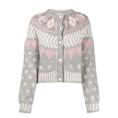 Jamie Multi Pattern Cardigan from Love Shack Fancy