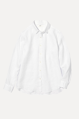 100% Premium Linen Shirt from Uniqlo