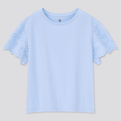 Lace Short Sleeved T-Shirt