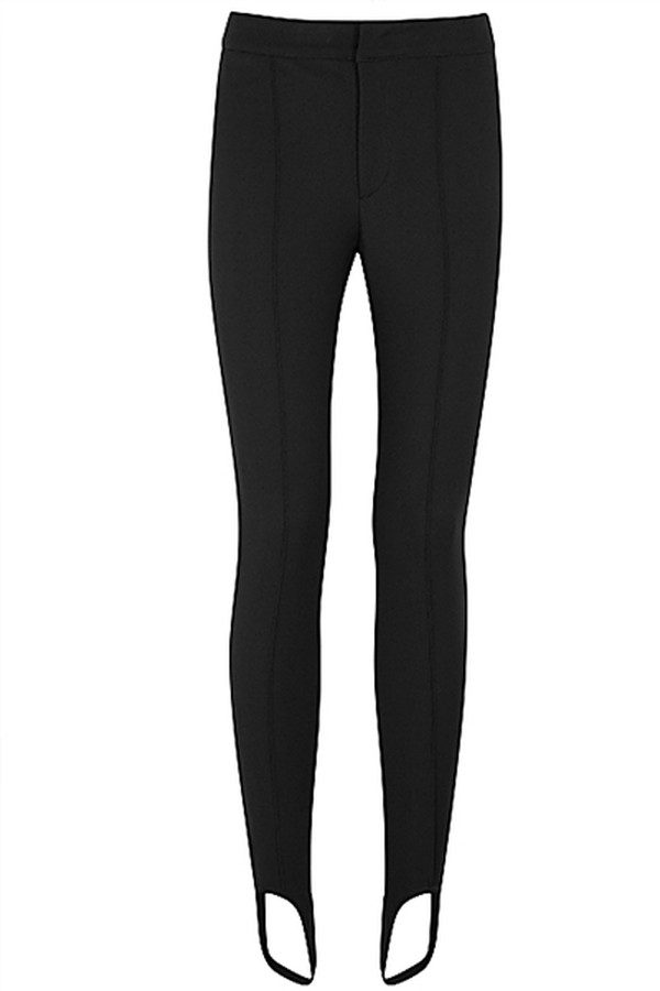 Casual Black Stretch Twill Trousers from Moncler