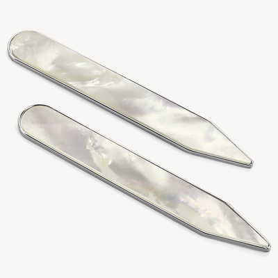 Aspinal Sterling Silver Collar Stiffeners