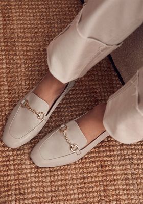 Camille Beige Leather Loafers, £99 | Mint Velvet