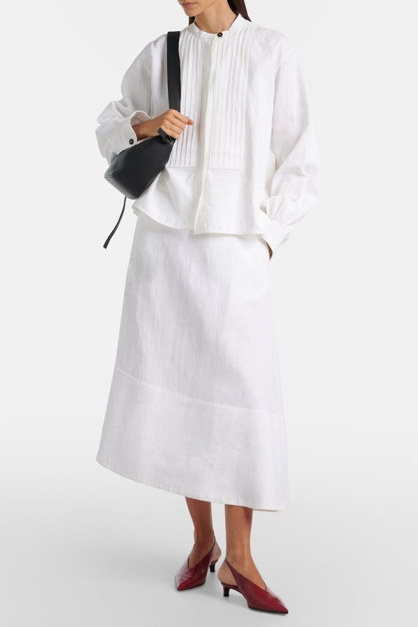 Pointy Leather Slingback Pumps from Jil Sander