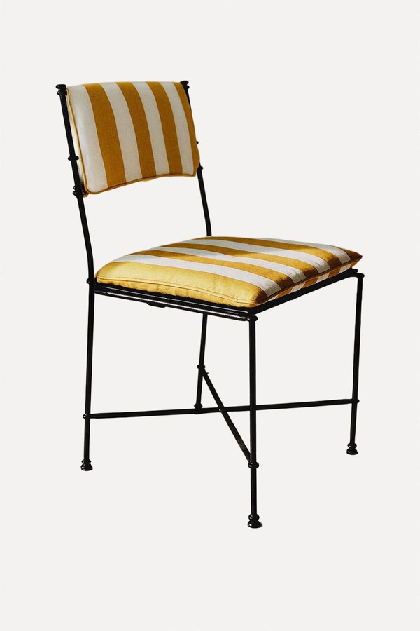 Forged Metal Chair & Striped Cushions from Zara Home