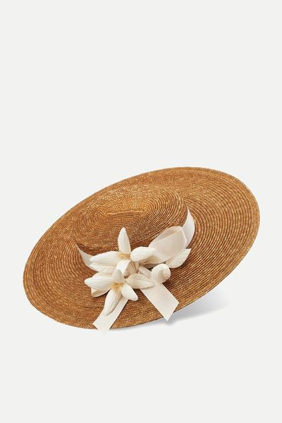 Chai Gold Boater from Lock & Co. Hatters