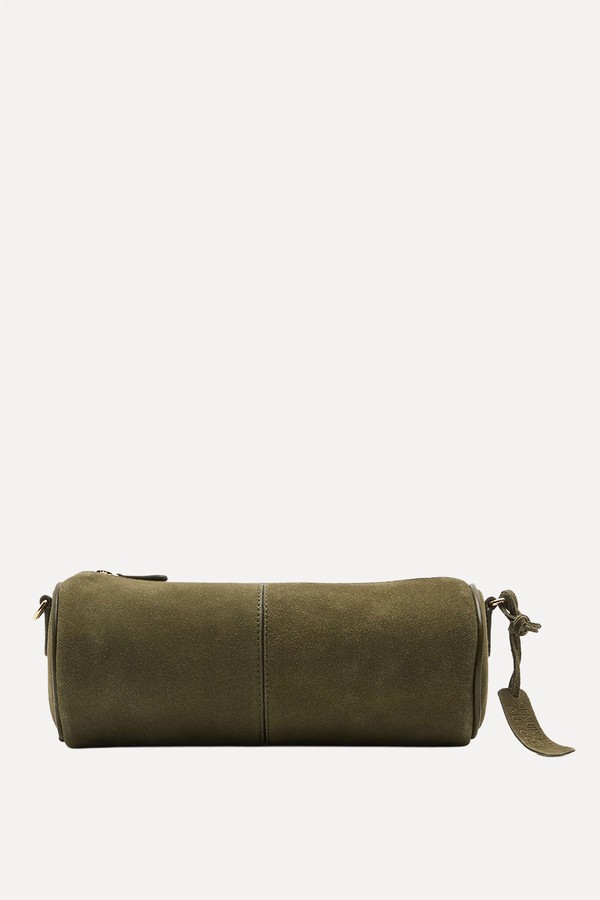 Suede Cylinder Cross Body Bag from Marks & Spencer