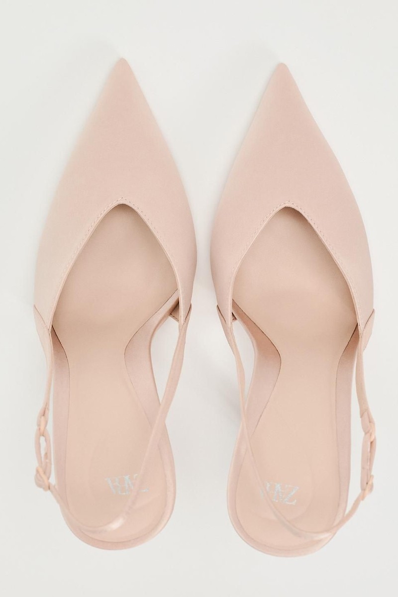 Satiny High-Heel Shoes from Zara