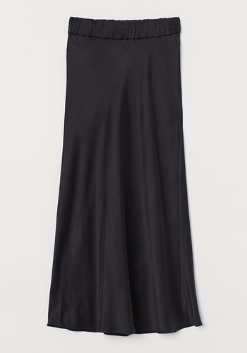 H&M Calf-Length Silk Skirt from H&M