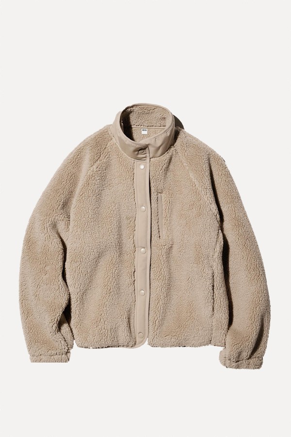 Fleece Stand Collar Jacket from Unqilo