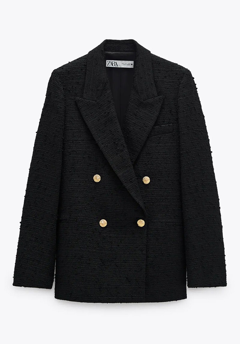 Textured Blazer