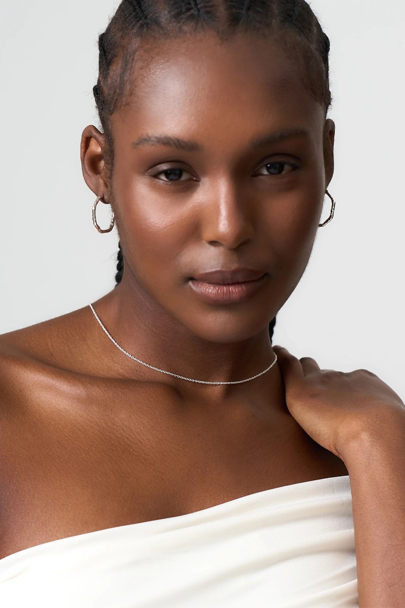 Silver Fine Chain Necklace