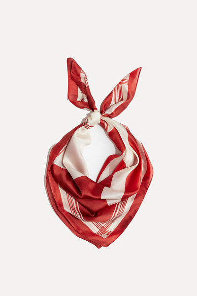 Printed Satin Scarf from H&M