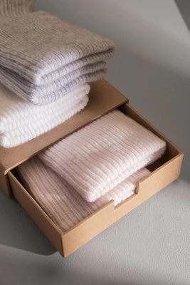 'Sweet Dreams' Cashmere Bed Socks Gift Set from Johnstons Of Elgin