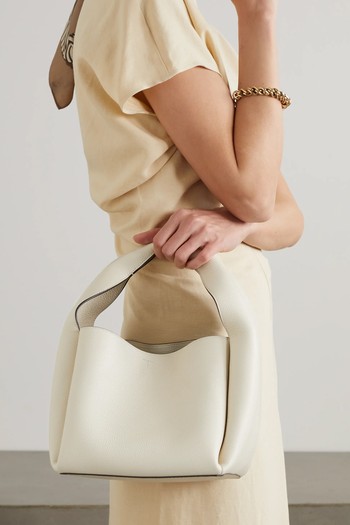 Bucket Textured-Leather Tote, £820 | TOTEME