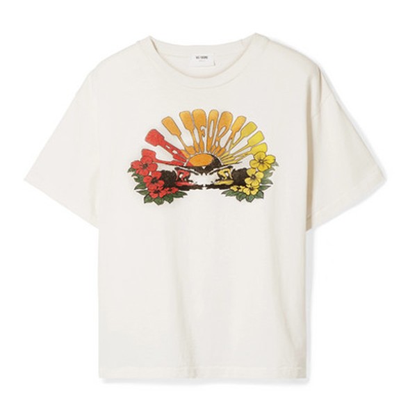 90s Oversized Printed Cotton-Jersey T-Shirt from Re/Done