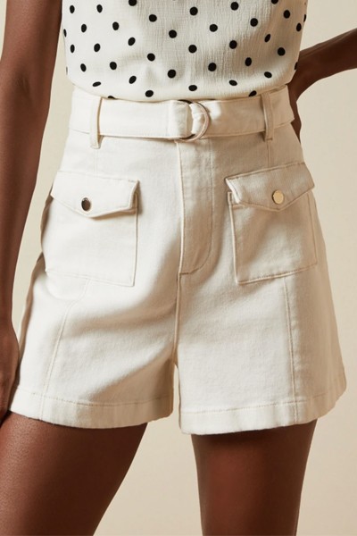 D Ring Patch Pocket Shorts