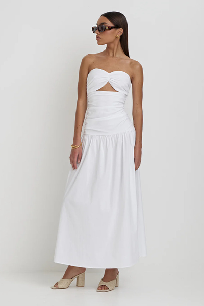 Maxi Cut Out Detail Bandeau Dress  from 4th & Reckless