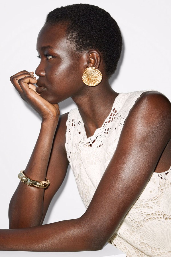 Seashell-Shaped Clip Earrings from & Other Stories 