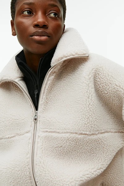 High Neck Pile Jacket from ARKET