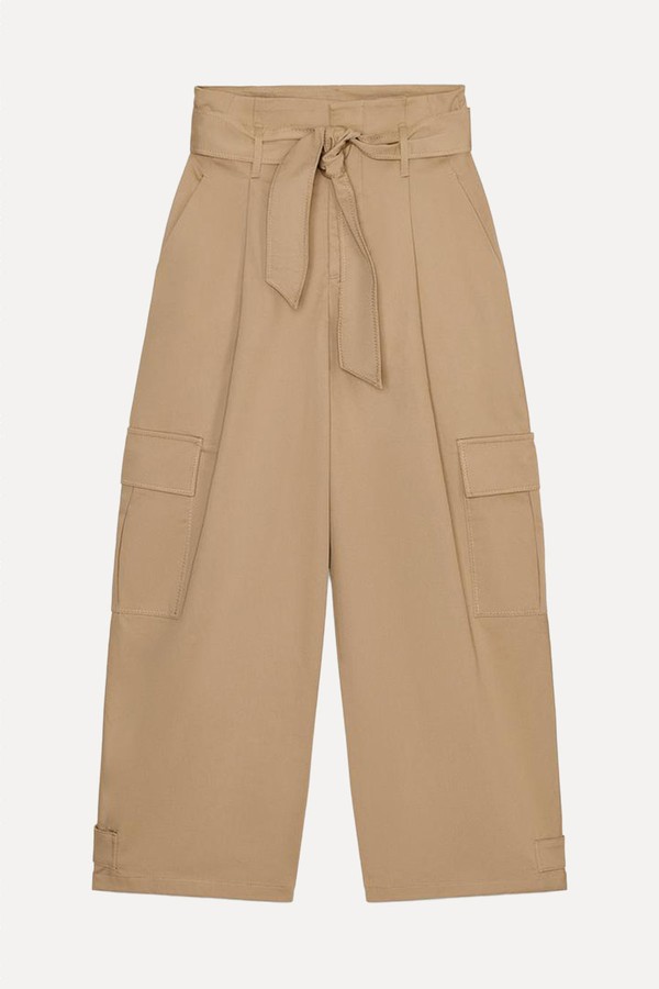 Paper Bag Cargo Trousers from Zara