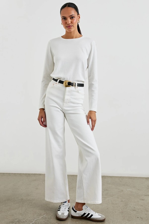 Cotton Cashmere Long Sleeve T-Shirt from Rails