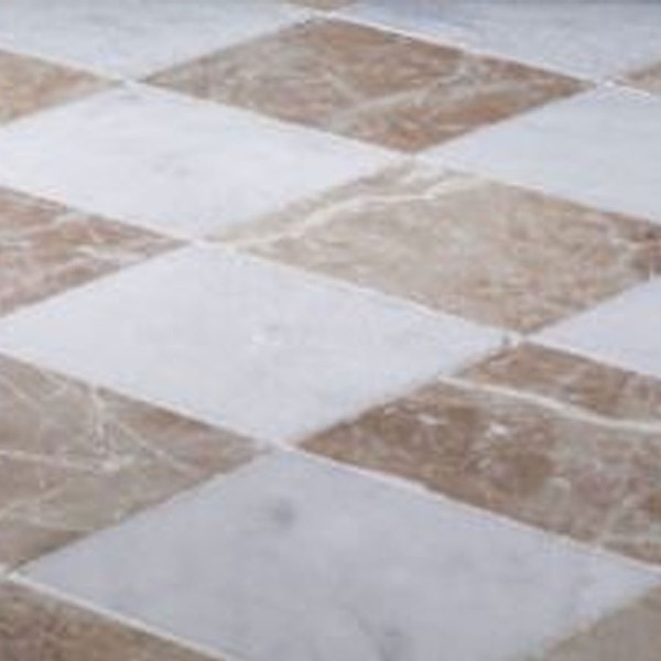 Rosso Di Scacchi Tumbled Marble from Mandarin Stone