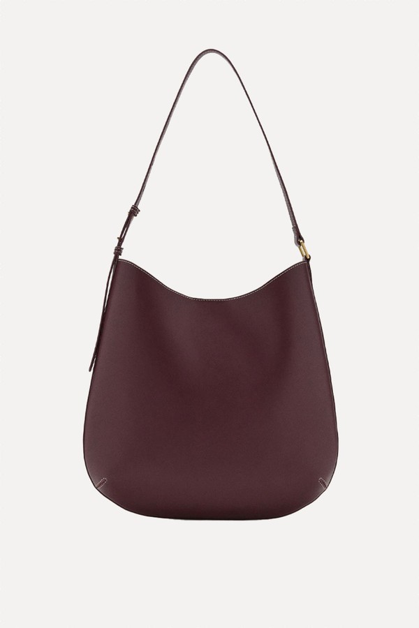 Large Oval Shoulder Bag from Mango