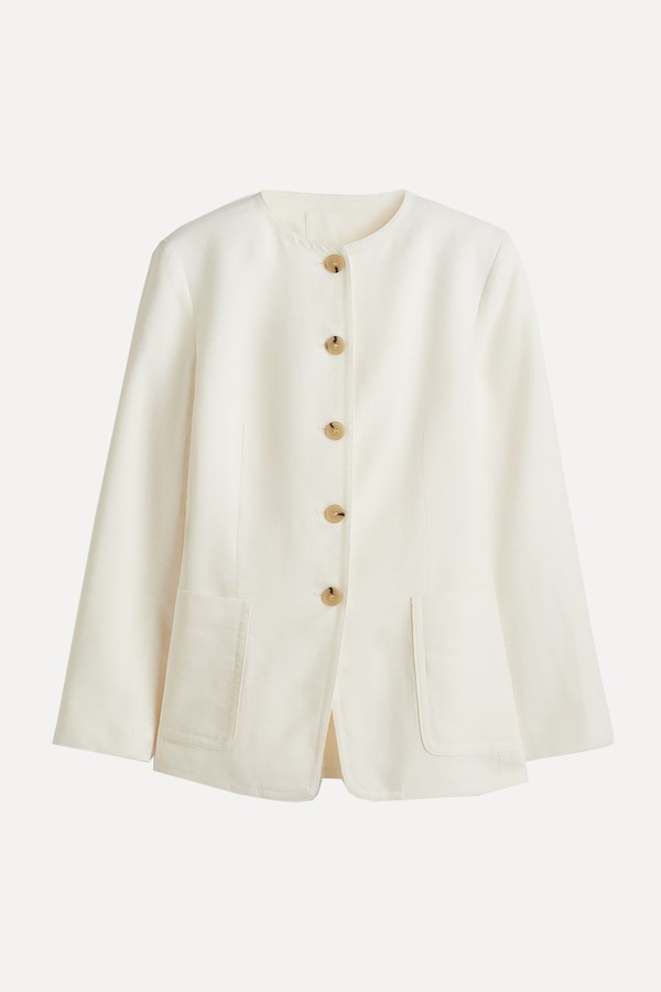 Linen-Blend Blazer from H&M