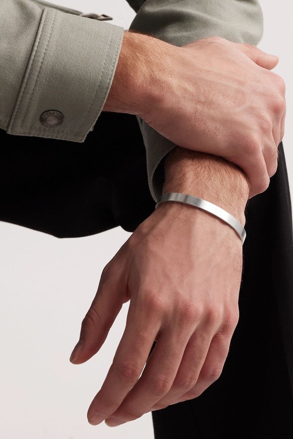 21g Brushed Sterling Silver Cuff from Le Gramme