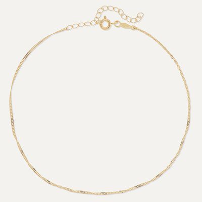 Sweet Nothing Gold Anklet from Catbird