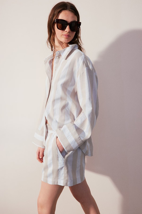 Linen-Blend Shirt from H&M
