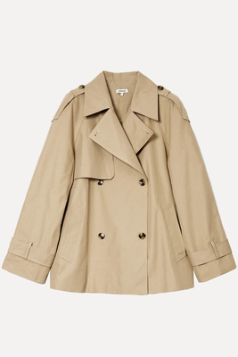 Short Double Breasted Trench Coat from Albaray