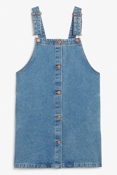 Denim Dungaree Dress from Monki