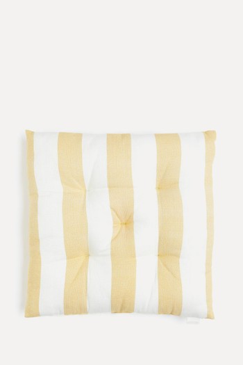 Striped Cotton Seat Cushion  from H&M