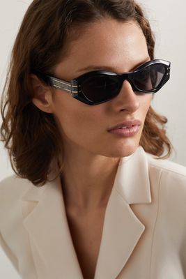 Wildior S2U Rectangular-Frame Acetate Sunglasses, £280 | Dior Eyewear