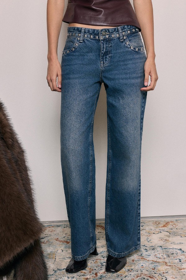Studded Baggy Jeans