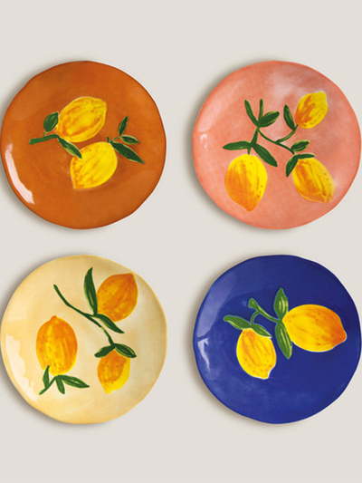  Lemon Side Plates 