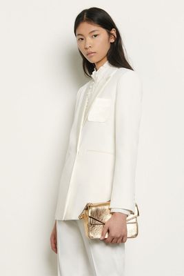 Dual-Fabric Tailored Jacket