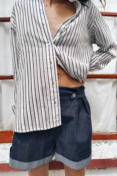 Textured Striped Shirt from Zara