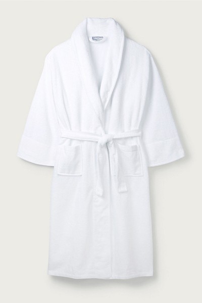 Unisex Organic Cotton Classic Robe from The White Company