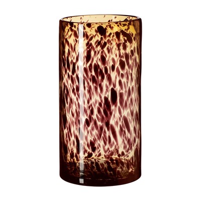 Tall Tortoiseshell Glass Vase from OKA