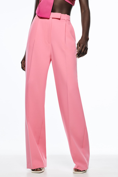 Wide-Leg Masculine Trousers