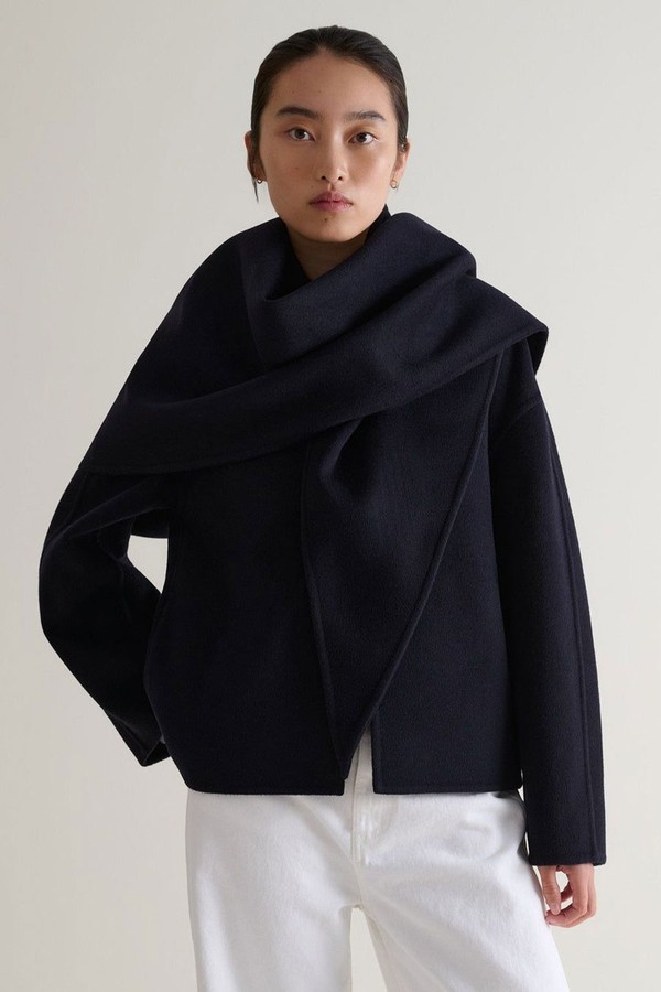 Cashmere Double Face Scarf Jacket from Rise & Fall