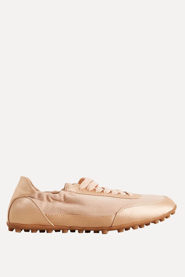 Desire Slim Sole Lace Up Trainers from ASOS Design