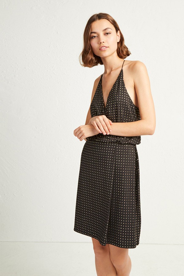 Enid Jersey Strappy Studded Dress
