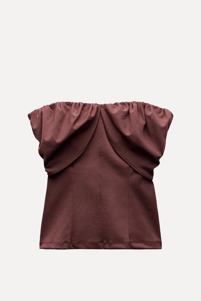 Stretch Bandeau Top  from Zara