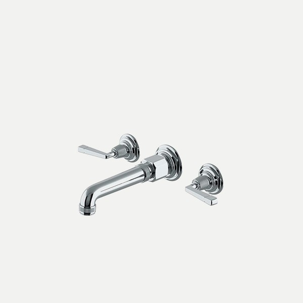 R.W. Atlas Taps Low Profile Three Hole Wall Mounted Faucet from Waterworks