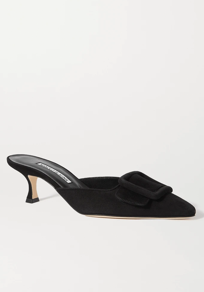 Maysale Mules from Manolo Blahnik